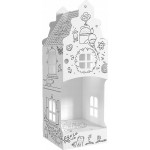 3D omaľovánka Veselý domček